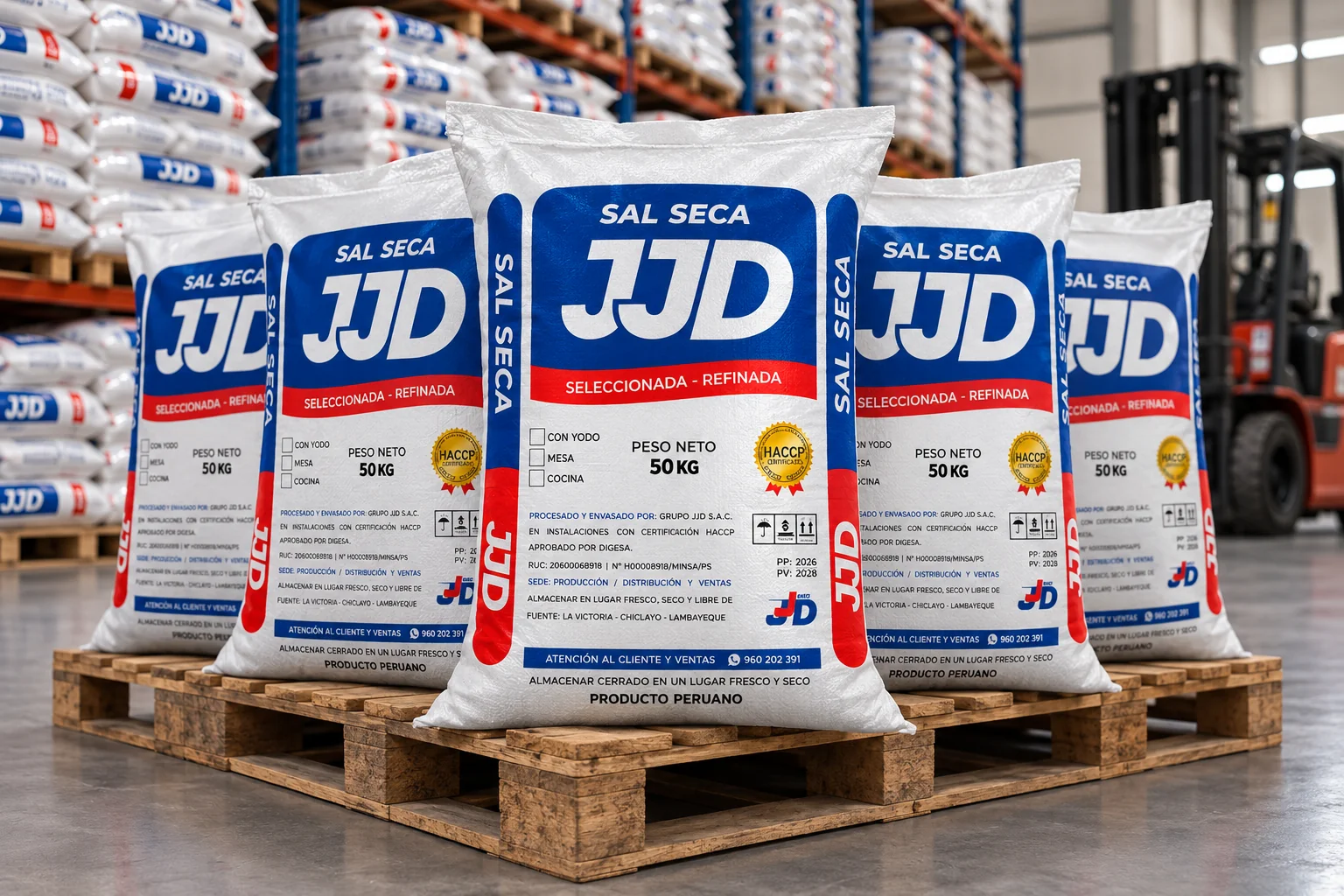 JJD Azul — Sal Seca 50 kg en grupo
